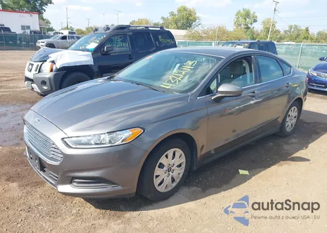 2014 Ford Fusion S из США, поврежденный, VIN 1FA6P0G73E5398815